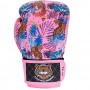 Top King "Wild Tiger" Боксерские Перчатки Тайский Бокс Pink-Black